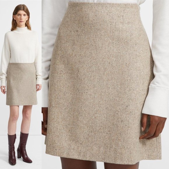Theory Dresses & Skirts - Theory Easy Waist Wool Blend Skirt
